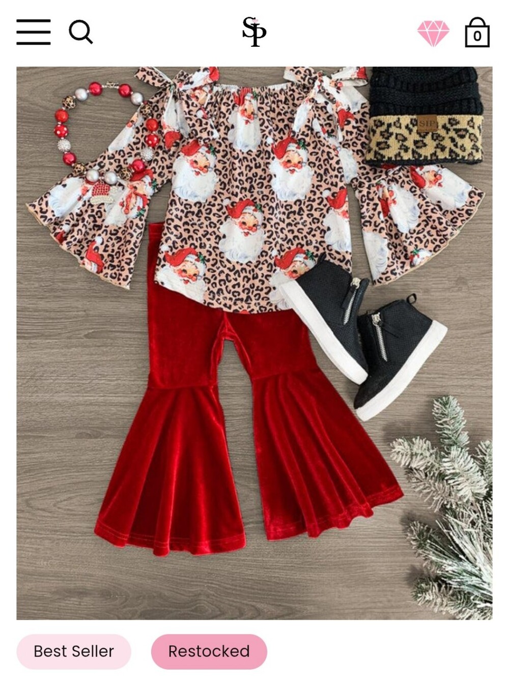 12 month Girls Christmas Outfit